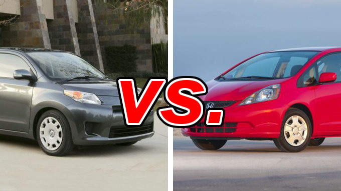 Toyota scion xd vs honda fit #6