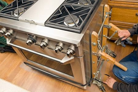 Installing Electric Oven Gas Hob