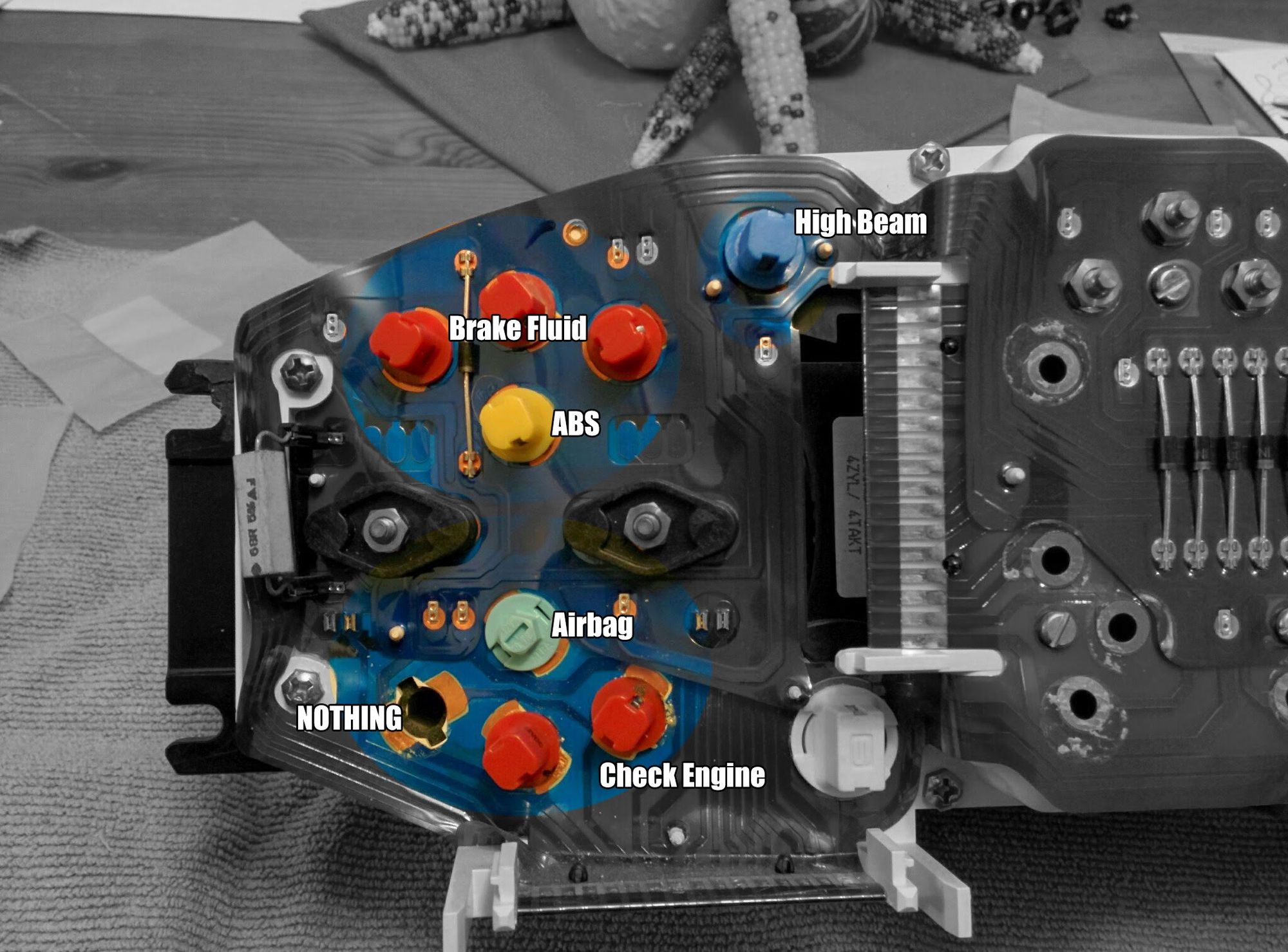 Late 944 Dash LEDs...a reference post Rennlist Discussion Forums