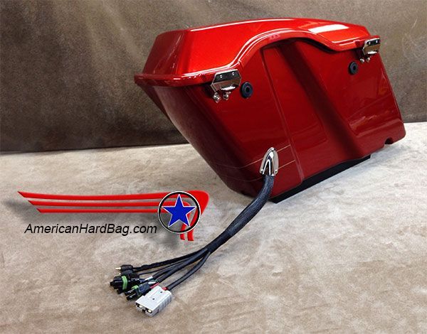 Amp in the bag, speaker lids - Harley Davidson Forums 2014 harley saddlebag speaker wiring diagram 
