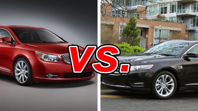 Buick lacrosse compared to ford taurus #3