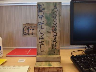 editorial assistant sign