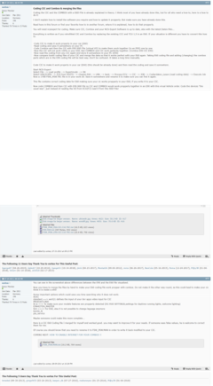 Screenshot of the bmwcoding.com post (website is down)