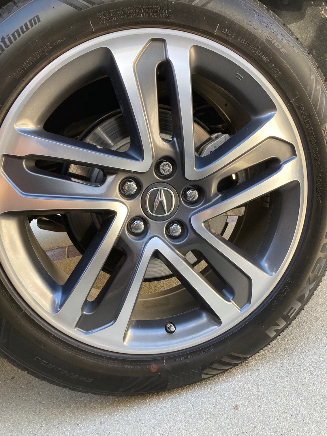 Wheels and Tires/Axles - Free: Factory OEM 2017 -2020 MDX 20" Wheels.  42700TZ5B11, TZ520080A - Used - 2017 to 2020 Acura MDX - Los Angeles, CA 90067, United States