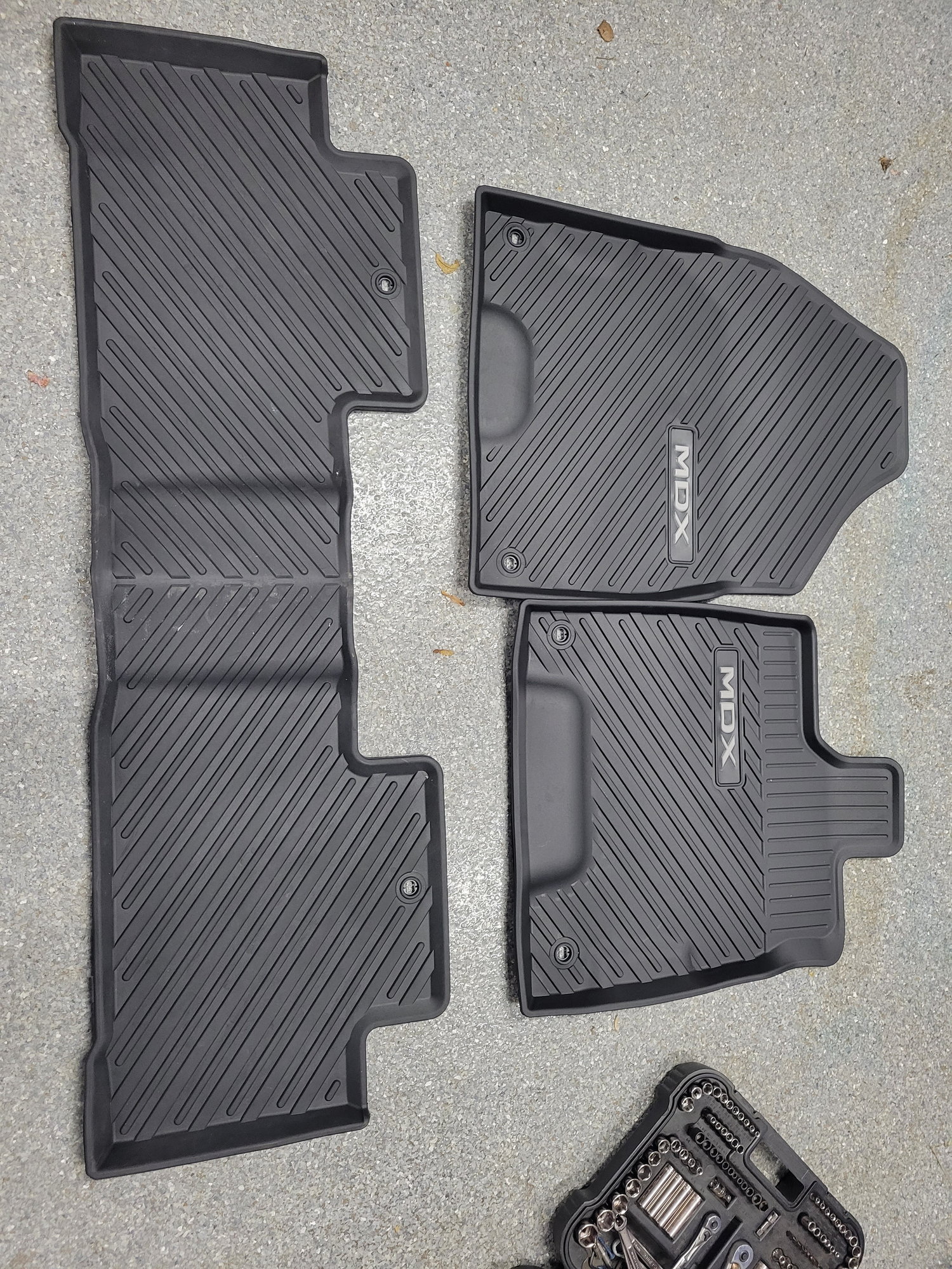 FS OEM Genuine Acura MDX All Weather Floor Mats Rubber Mat Set 20142020 AcuraZine Acura