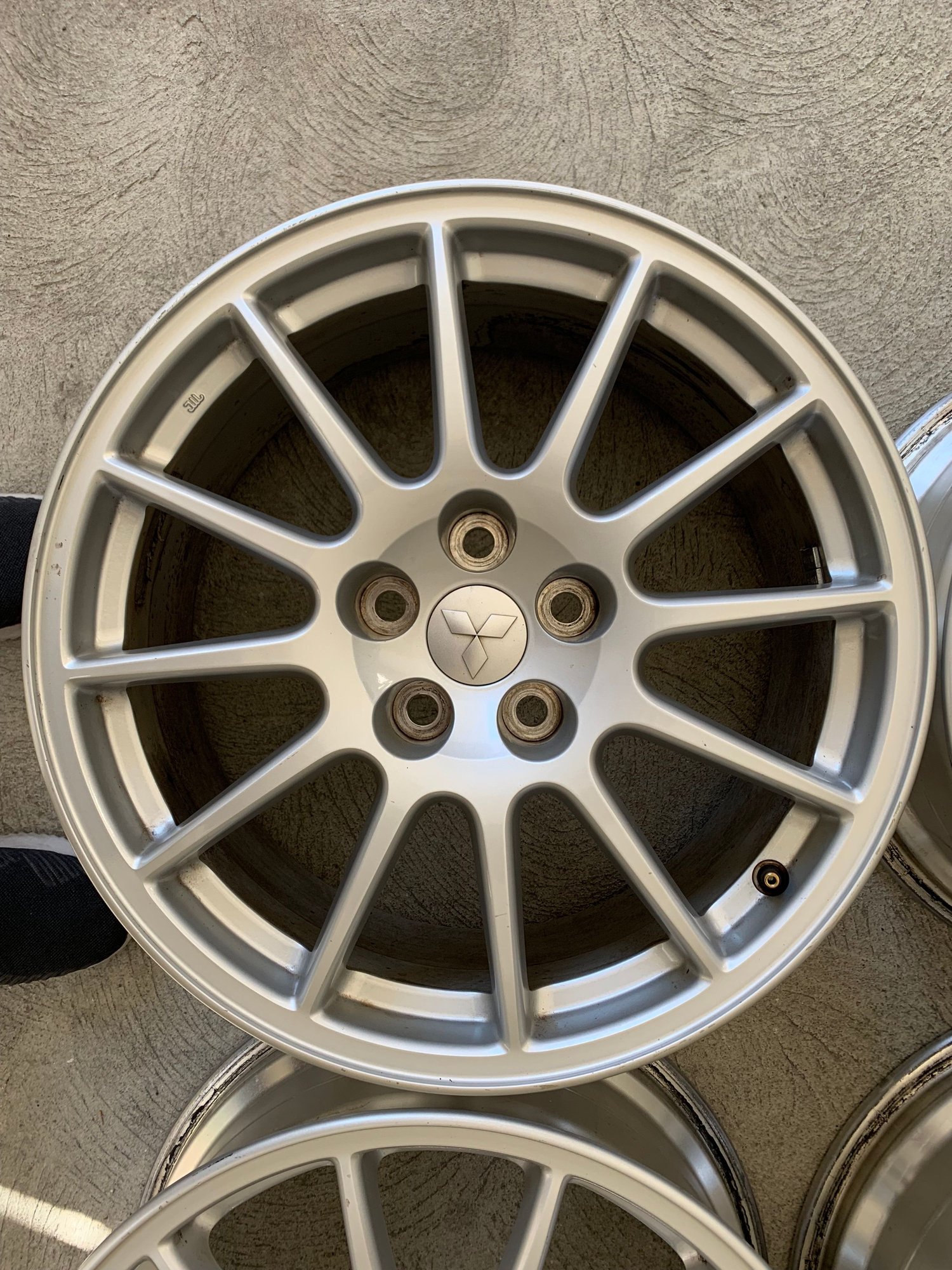 Wheels and Tires/Axles - SOLD: OEM Evo X GSR Enkei Wheels - Used - San Jose, CA 95110, United States