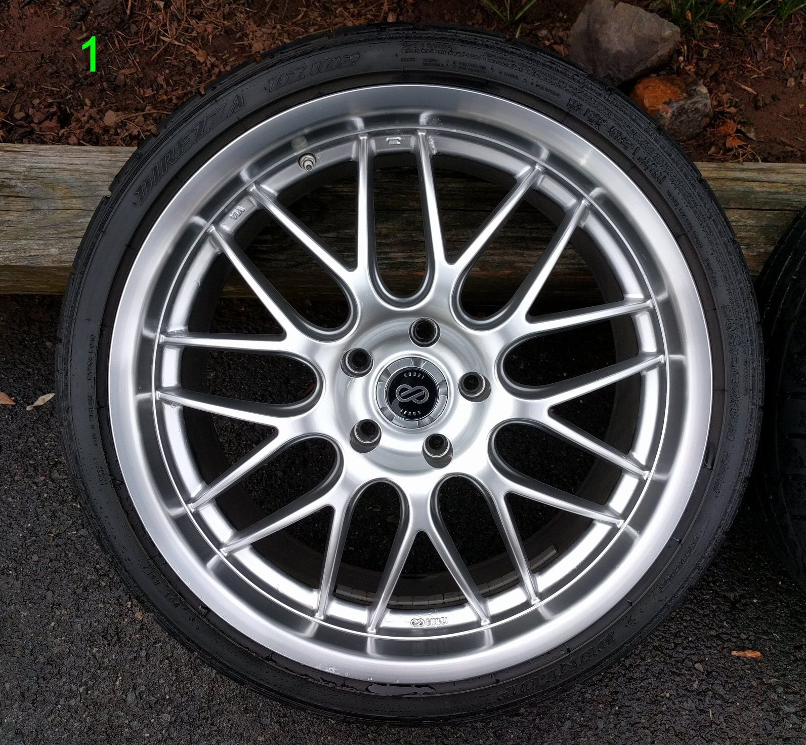 Wheels and Tires/Axles - EXPIRED: 20"x8.5"+40 5x120 EnkeiLussoSilver+245/35/20 Dunlop Direzza DZ102+TPMS+Parts - Used - 2009 to 2014 Acura TL - Morris County, NJ 07936, United States