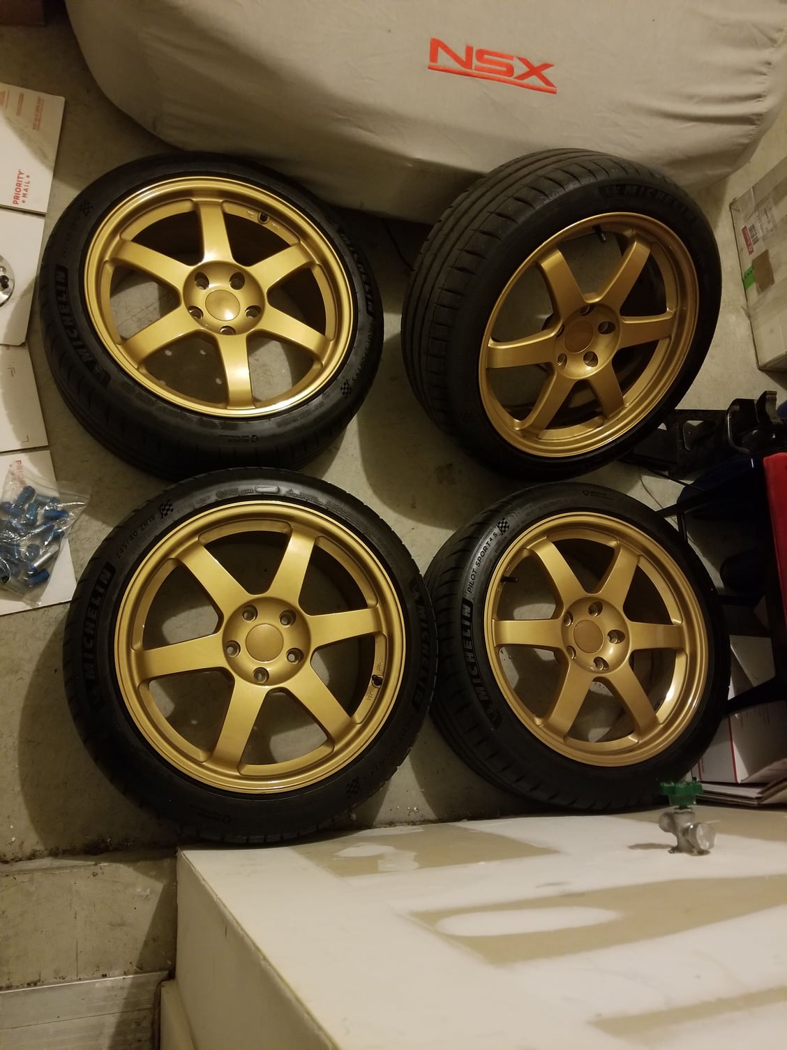 Wheels and Tires/Axles - FS: (OG) VOLK TE37 18x8.5 +50 Wheels - Used - 2007 to 2008 Acura TL - 1995 to 2006 Acura Legend - 2006 to 2008 Acura TSX - Jersey City, NJ 07305, United States