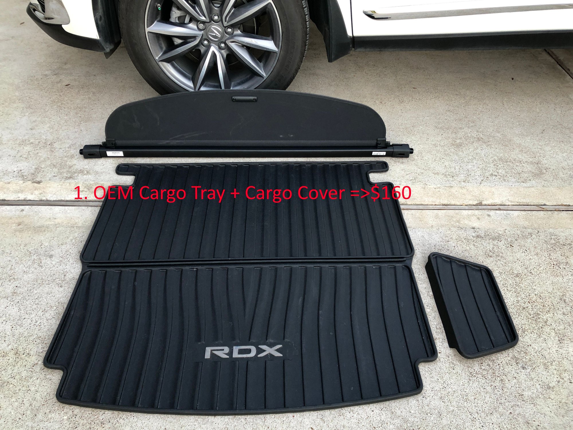 2019 Acura RDX - OEM Cargo Tray + Cover - Accessories - $160 - Cypress, TX 77433, United States