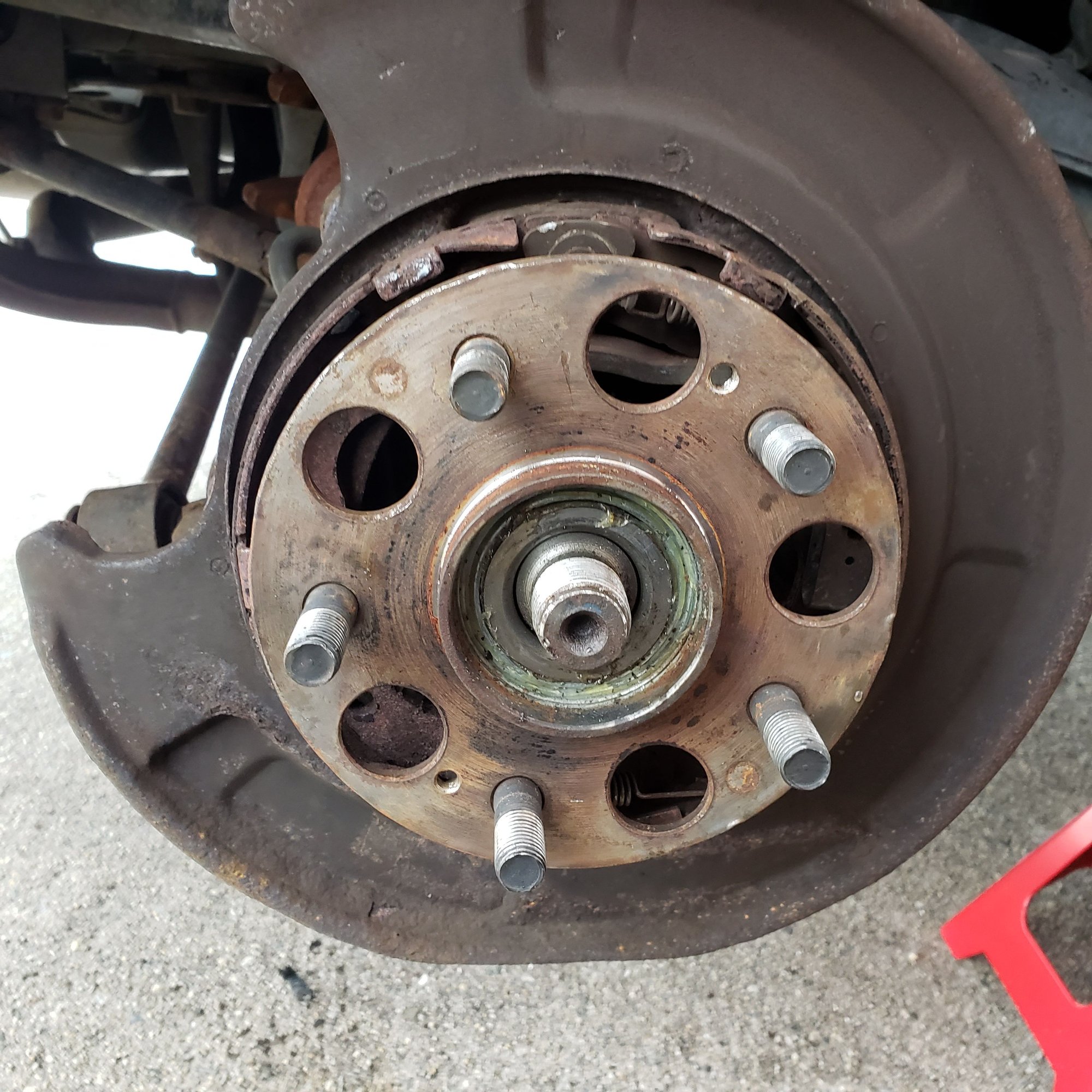 What tool can I use or buy to remove a rear wheel hub on an 03 tl