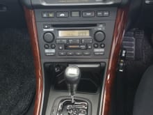 Center console w/Honda shifter knob