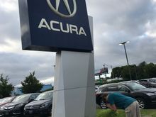 Paid homage to the Acura Gods this morning.