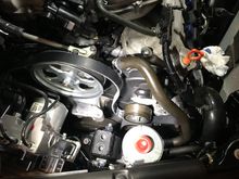 Testing new serpentine belt 