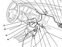 #11 Blend door motor
#19 Mode motor