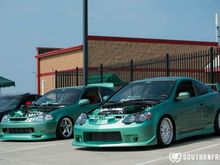 These are our current cars, rsx is my wife's and the hatch is mine