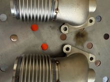 After I realized the manifold starter from P2R is cast stainless I had to redo the tack welds with 309 filler so they don't crack since it is a different material.