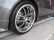 May 22, 2009: New Wheels.  Stern ST-1 19X8.5&quot;  45 wrapped in Nitto NT555