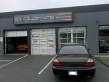 Stopping by Excelerate's store. What's that in the shop?