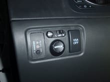 moved VSA button and hardwired radar detector mute button into the dash
