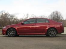 In VA, where I purchased this Moroccan Red Pearl / Taupe-ebony '07 TL-S (side shot)