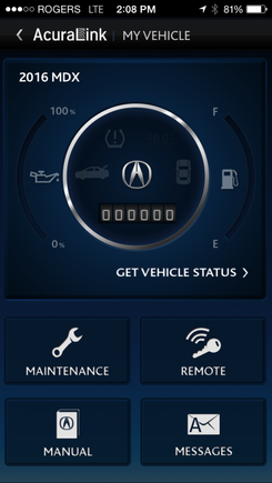 Everything on this menu works except for "Get Vehicle Status?.