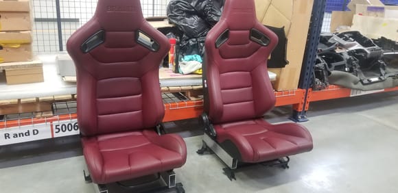 BRAUM Racing seats. Used Civic Si 9thgen seat rails to install them on the car. You will be able to hook up the seat belt connector back up but you will get the airbag light. Working on figuring it out to to fool the system. 