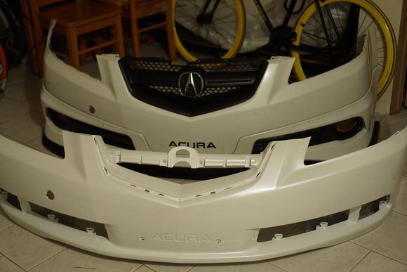 Picked up the new painted bumper today and this time around they did a lot better of a job. It’s closer to the OEM paint this time than the last time they painted it. I won’t really be able to tell until I move all the parts over but that’ll have to wait until tomorrow.