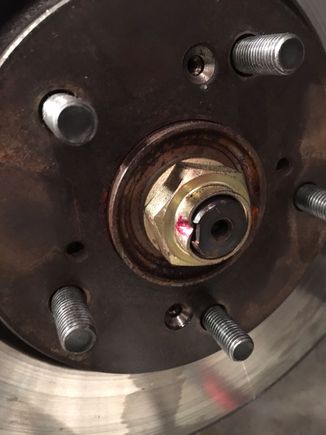 Need to remove the old rotor.  What size bolt?  8 x 1.25"?