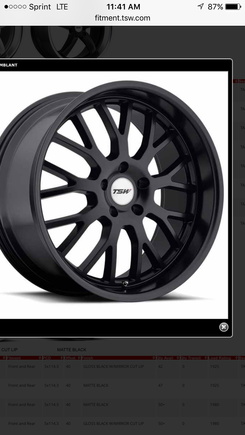 18" tsw tremblant matte black