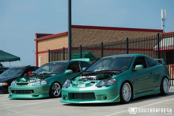 These are our current cars, rsx is my wife's and the hatch is mine