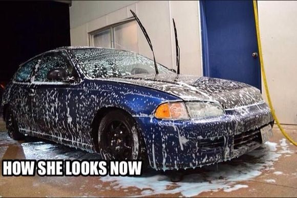 This is like 3 weeks after I bought it with the coils, VX rims, carbon hood and duckbill.