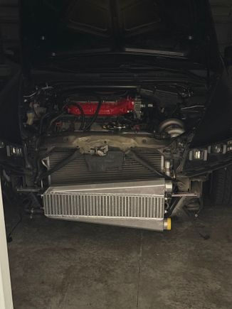 Got my intercooler mounted