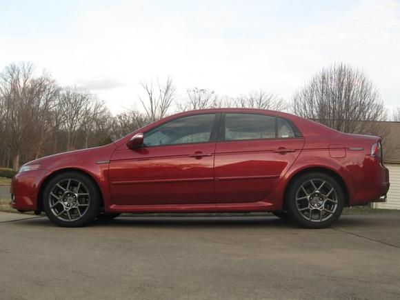 In VA, where I purchased this Moroccan Red Pearl / Taupe-ebony '07 TL-S (side shot)