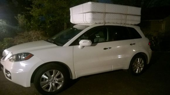 Why sleep in your car when you can sleep on top of it!