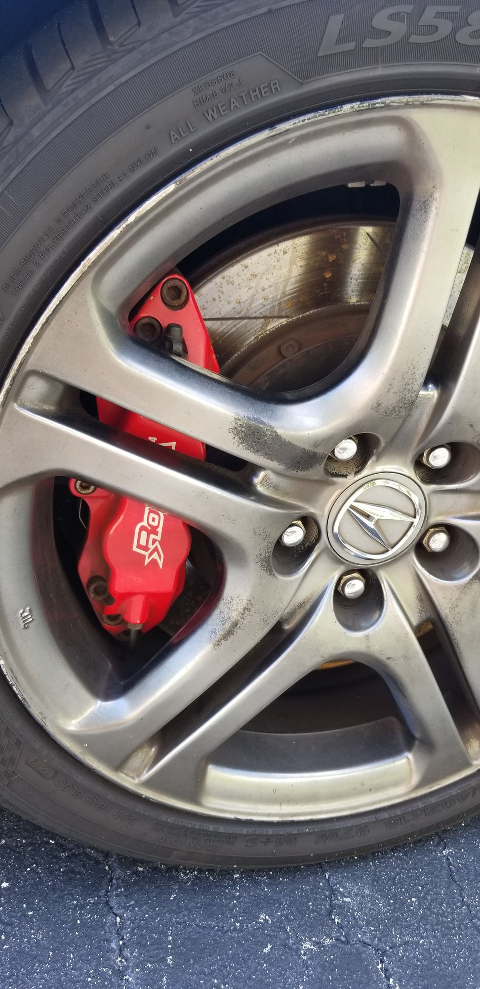 2005 Acura TL - Rotors Front Red BBK - Brakes - $750 - Boca Raton, FL 33431, United States