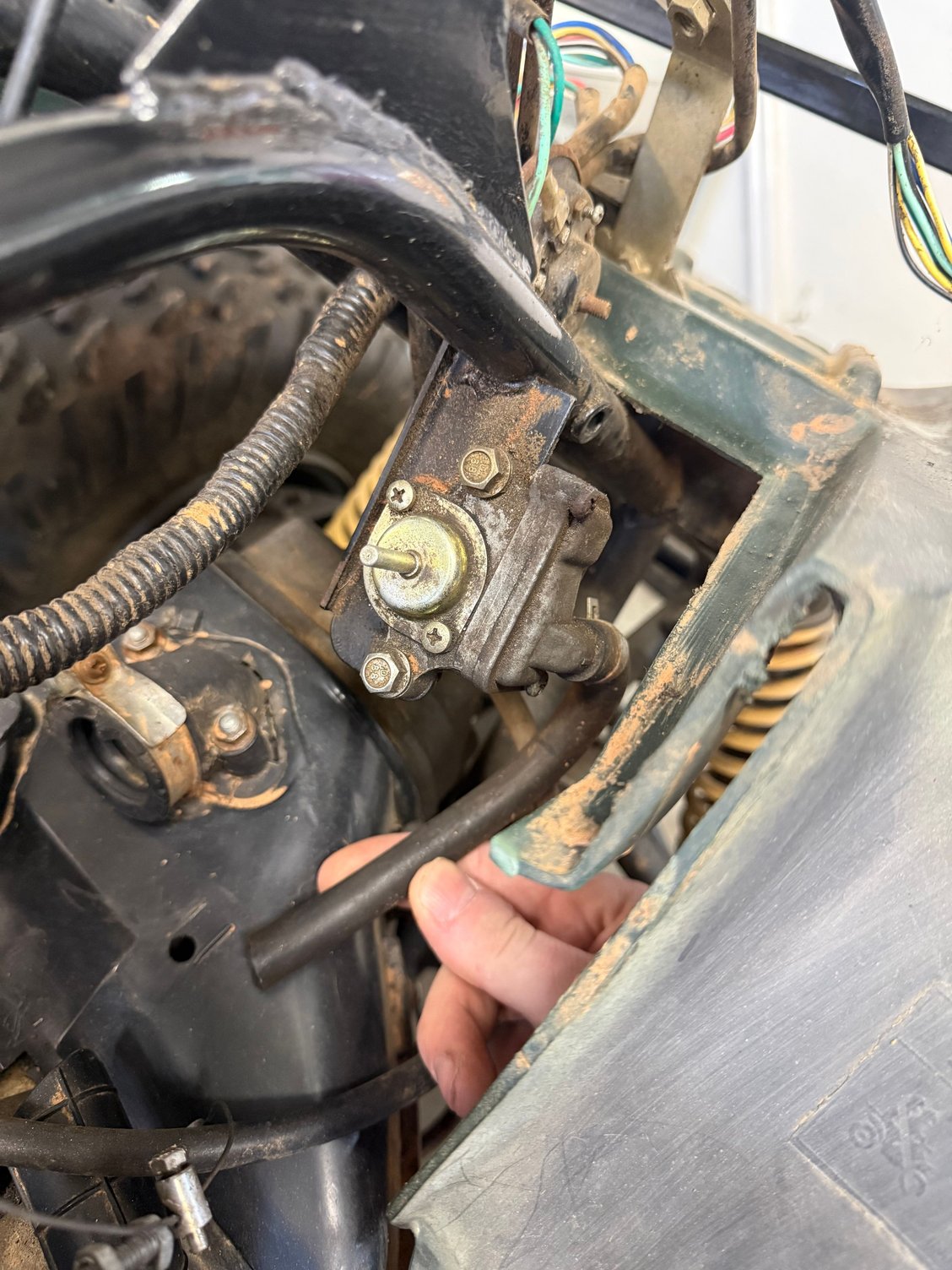 tube coming off unknown part