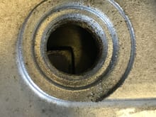 2 of 2 spots where stator comes in contact?