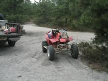 Carlos's quad.. This thing is nice!! works like a gem.. gotta love them 15 year old honda 250'sReliable as anything!!!!                                                                         