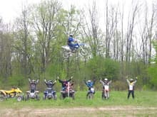Nice picture of a friend jumping us on his 426  (no this isn't fake)                                                                                                                                    