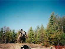 My uncle on his raptor