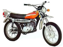 1974 TC185L orange 500