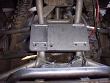 This is a custom winch mount I made for my buddies Lakota Sport.  It is for a Warn 1700.