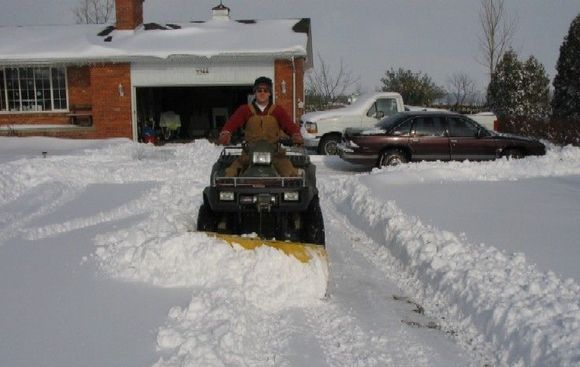 This sure beats using a shovel.                                                                                                                                                                         