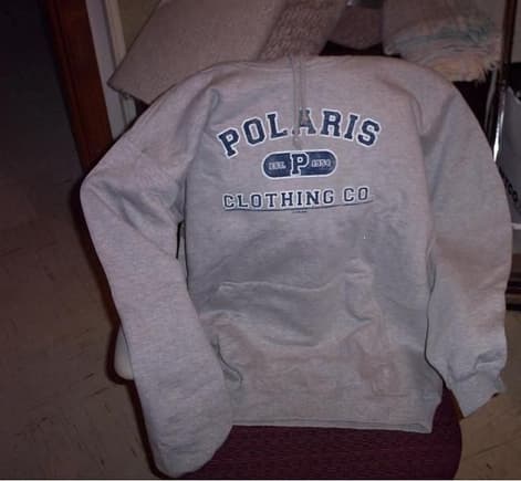 polaris sweatshirt! i love it!!!                                                                                                                                                                        
