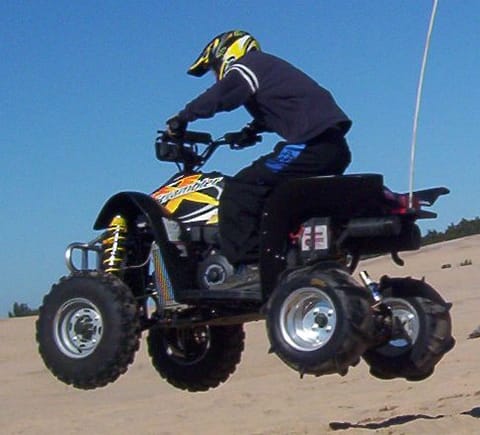LiL air @ the dunes in silver Lake, Mi.