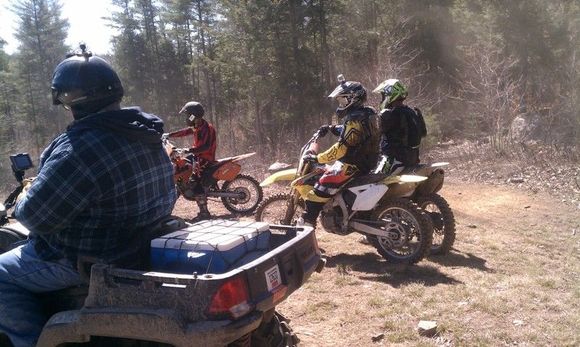 Ran into a bunch of dirtbikes