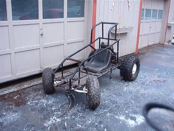 Our off-road gocart, not quite finished yet.                                                                                                                                                            