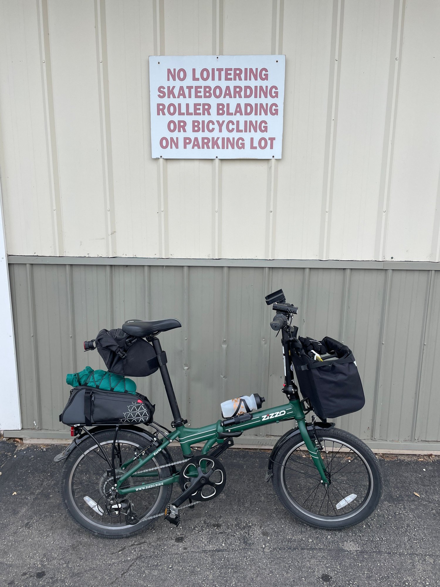 My favorite commuter is a humble little folder with lots of room for luggage above the wheels.