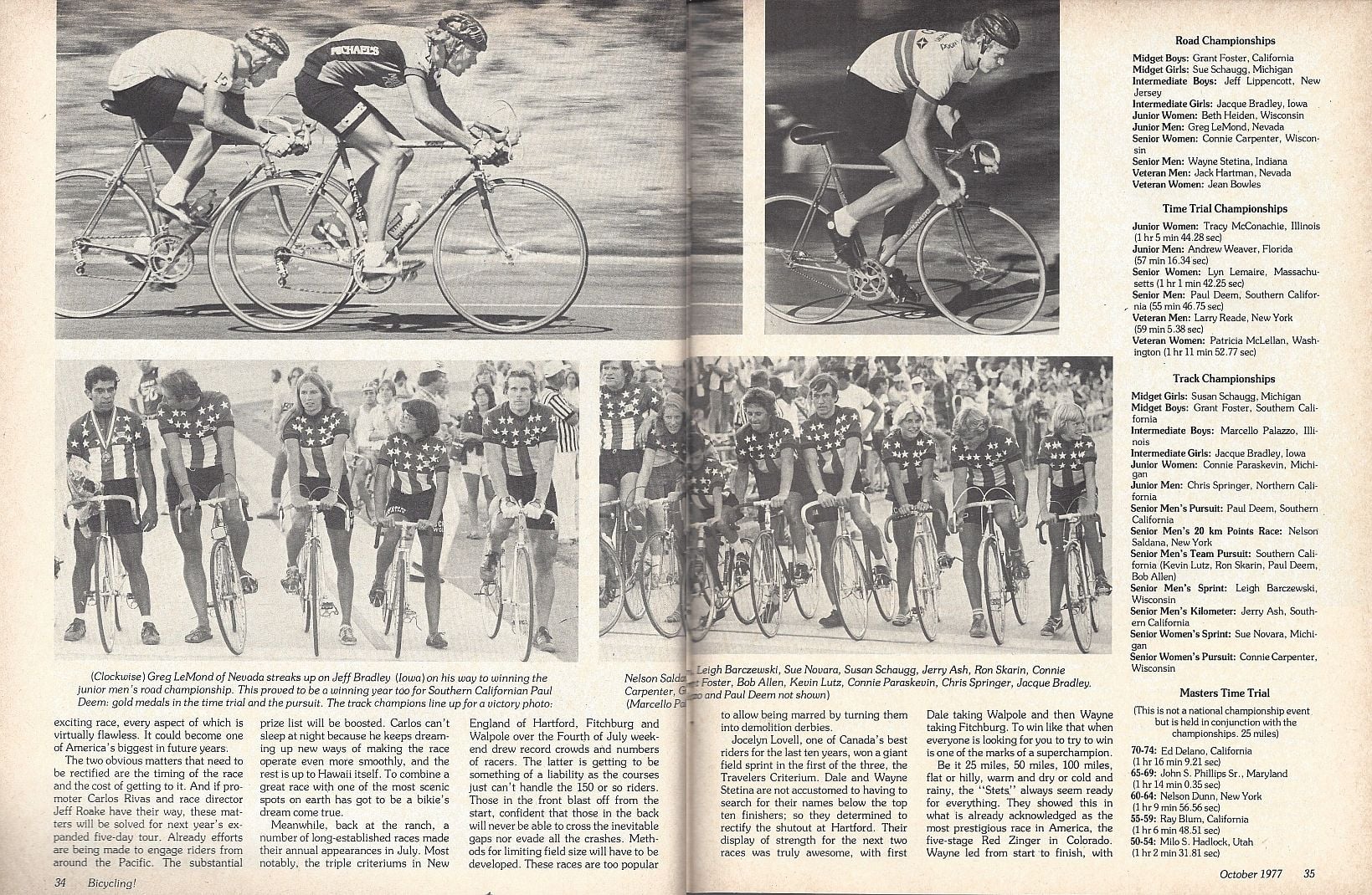 don spence professional bike racer 1981