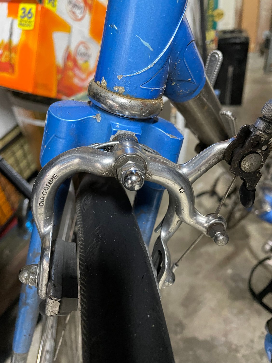 changing brake pads on a bike